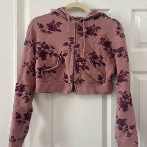 Free People Cropped Hoodie